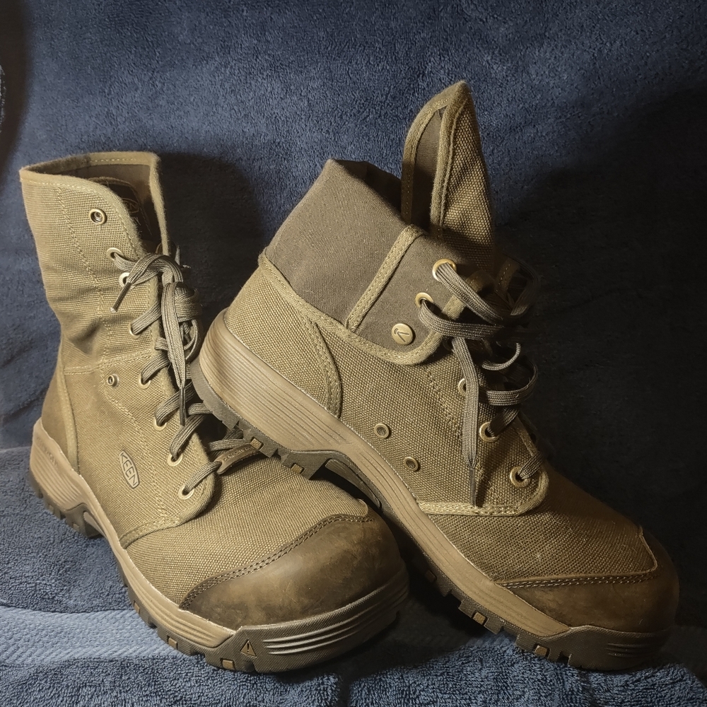 NEW KEEN Utility  11.5D Roswell Mid Composite Carbon Toe Canvas Work Boot